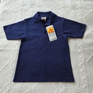Kids Navy Blue Polo Shirt